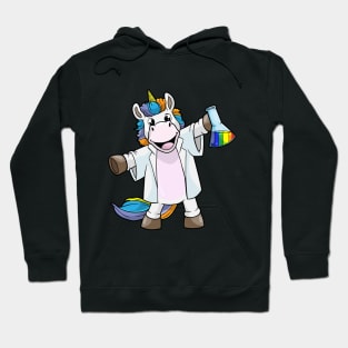 Unicorn as Scientist Chemistry Hoodie